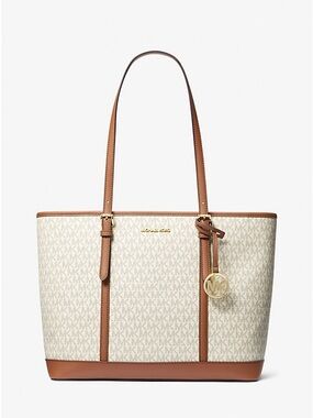 MICHAEL Michael Kors Vanilla & Acorn Logo Tote